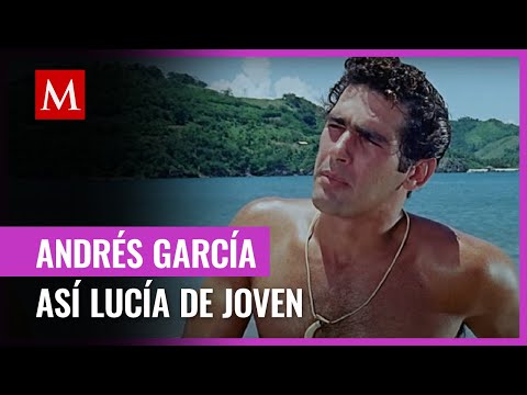 Quite a heartthrob! This is how Andrés García looked when he was young.
