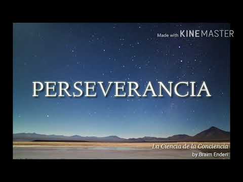 How to understand the concept of PERSEVERANCE