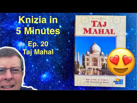 Knizia in Five Minutes. Episode 20 Taj Mahal.