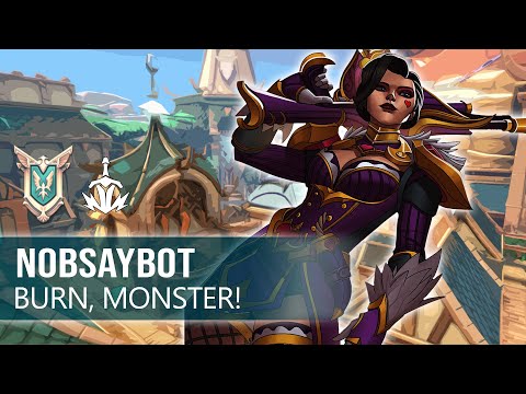 NobSayBoT Tyra 16 MINUTES 223K DAMAGE Paladins Competitive | Master | BURN, MONSTER!