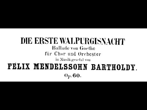 F. Mendelssohn Bartholdy - Die Erste Walpurgisnacht (Score)