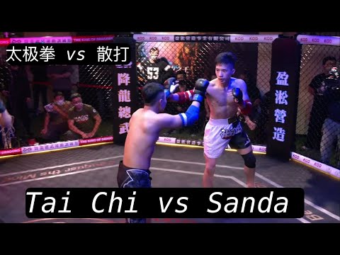 Tai Chi Guy Steps Into The Cage - Tai Chi vs Sanda