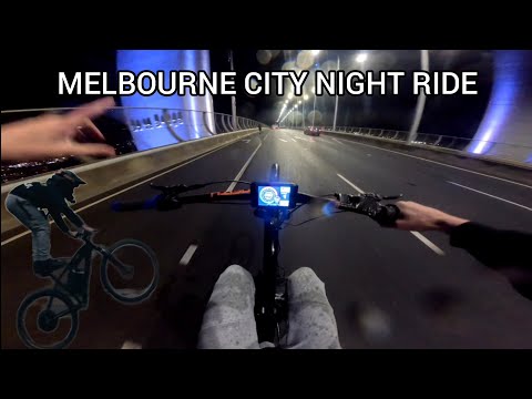 Melbourne City night ride GONE WRONG! (Security, Huzz, and Highway Wheelies)