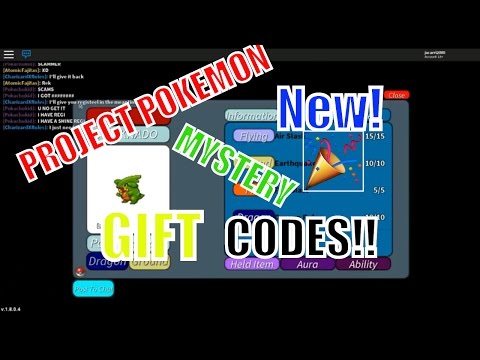Project Pokemon New Mystery Gift Codes March 2017 - pokemon project roblox codes