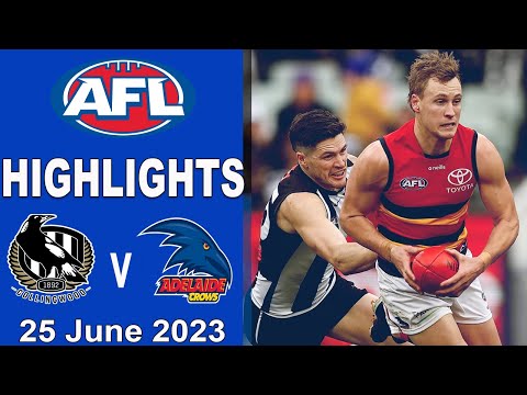Highlights | Adelaide Crows v Collingwood Magpies | AFL-Round 15, 2023