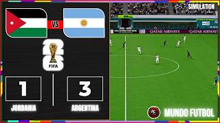 ¡RECITAL DEL MAGO MESSI! Argentina aplasta 3-1 a Jordania y clasifica primera 😱 (Gameplay / PES) ¡RECITAL DEL MAGO MESSI! Argentina aplasta 3-1 a Jordania y clasifica primera 😱 (Gameplay / PES)