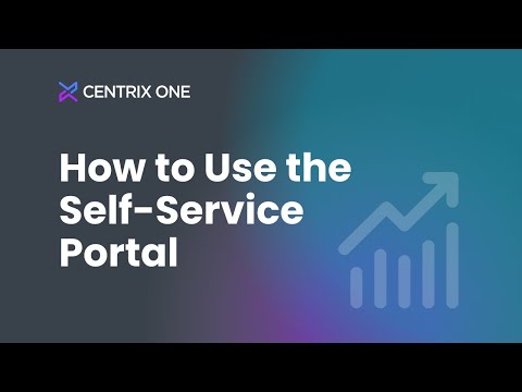 YouTube video about Discover Different Self-Service Portal Options