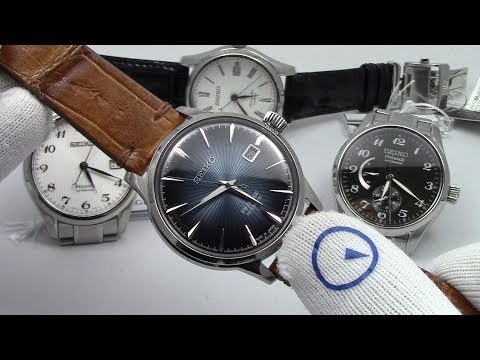 Seiko Presage Watches - Not Just For "Cocktail Time"