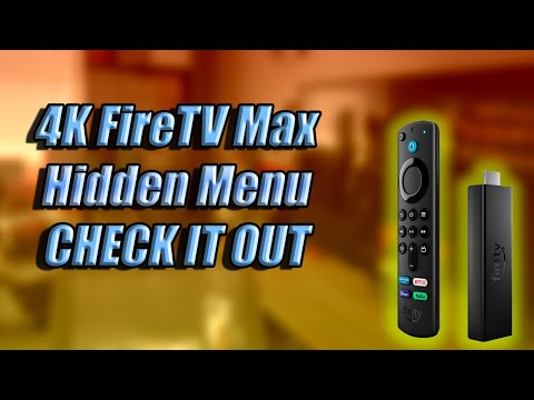 4K FireTV Stick Max Hidden Menu Prime Video