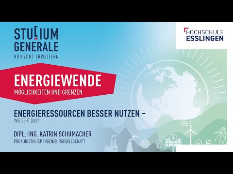 Studium Generale: Energieressourcen besser nutzen – wie geht das?