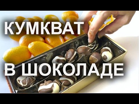 Конфеты шоколадные с кумкватом.
