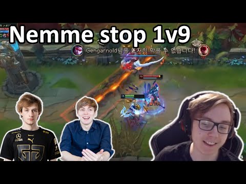 Baus wants Nemesis to stop 1v9 scrims vs T1 Academy | Thebausffs Clips