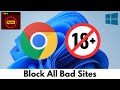 How To Block All Adult Websites On Google Chrome Laptop PC