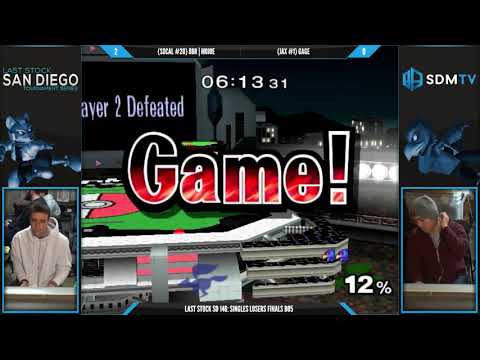 LSSD 146 - 8BR | MoJoe (Fox) vs. Gage (Sheik/Falco) - SSBM Losers Finals - Smash Melee