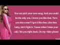Beyoncé Video Phone Lyrics