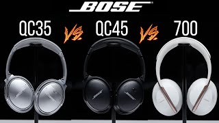 Bose QC45 VS Bose QC35 VS Bose 700 | ANC Headphone Comparison!