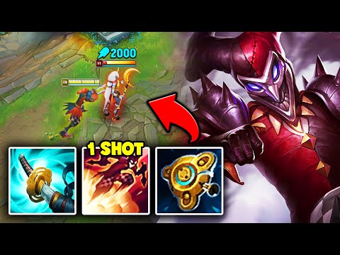 This Shaco build ZAPS your health bar instantly (HYBRID BURST)