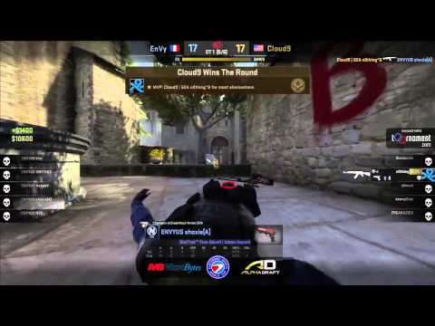 c9 n0thing Ace Clutch vs EnVy shoxie [ESWC 2015 CSGO Montreal]