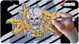 Graffiti Tutorial - Joe Funky Style Schritt für Schritt