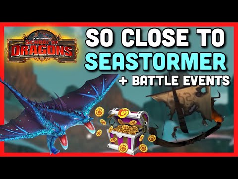 ALMOST GETTING THE SEASTORMER!! | Thawfest Gold Battle Event {Rewards} - School of Dragons Gameplay