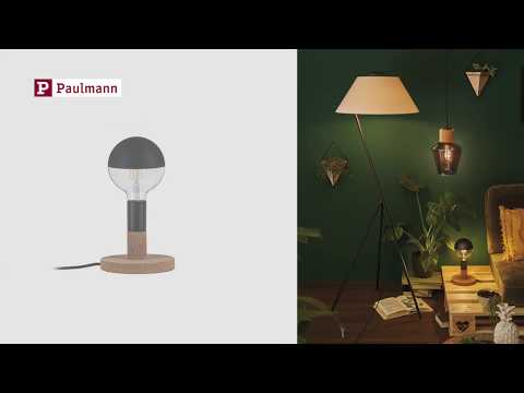 Tafellamp Eske kurk / aluminium- 1 lichtbron