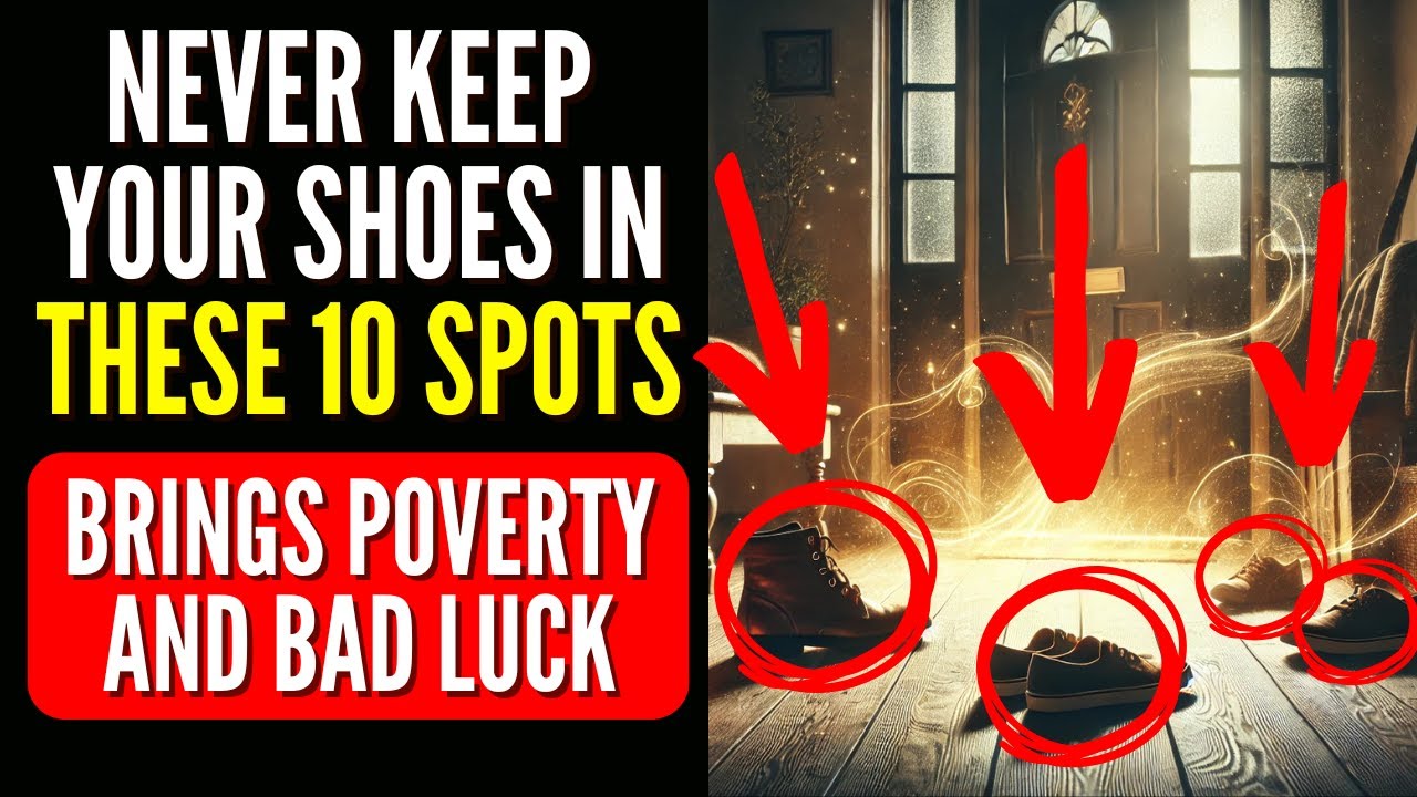 URGENT! Never Put Your Shoes in THESE 10 SPOTS at Home! Attracts Poverty and Bad Luck!