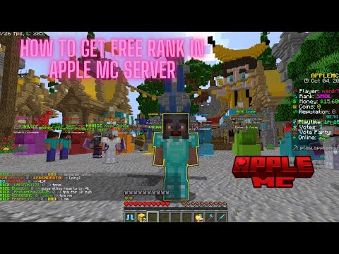 WAGER MANIK - HOW TO GET FREE RANK IN APPLE MC SERVER