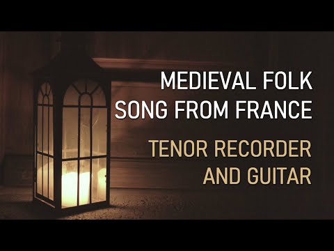 O COMBIEN EST HEUREUSE | Tenor recorder + guitar | Old french folk song | Chanson | Tenorblockflöte