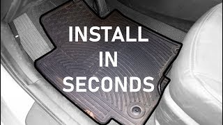 How to Install Floor Mats with Clips - QUICK & EASY