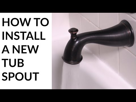 How To Install a New Tub Spout - Delta Tub Spout