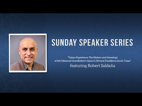 Sunday Speaker Series Online: Tejano Experience