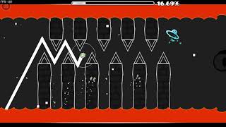 Lava Corridor by TherealDDS (Me) (Geometry Dash)