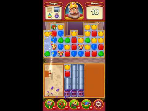 Royal Match Level 2245 - NO BOOSTERS GAMEPLAY 👑 | SKILLGAMING ✔️