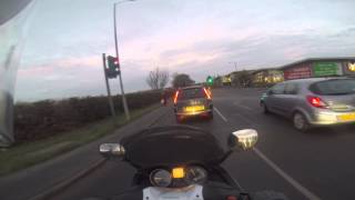 preview picture of video 'Chelmsford ride on a Piaggio Xevo 125cc'