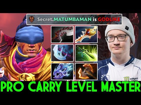 MATUMBAMAN [Anti Mage] Pro Carry Level Master Rapier End Game 7.22 Dota 2