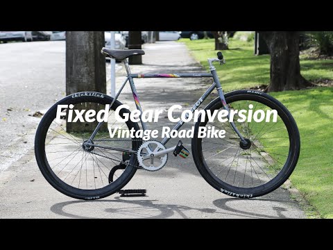 Fixed Gear Conversion - Vintage Road Bike