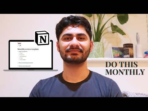 My Monthly Review & Reset Routine for Productivity (+Template)