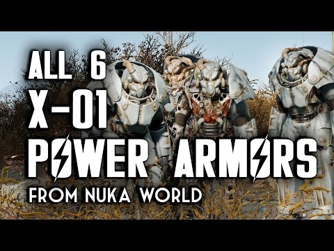 Find All Six X-01 Power Armors in Nuka World - Fallout 4 DLC