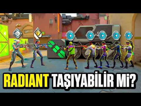 Can 1 Radiant + 1 Silver vs 5 Platinum items carry Radiant?