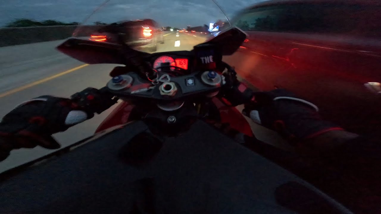 maybe she's just busy? | Night Ride GSXR 750
