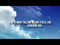 JVKE This Is What Falling In Love Feels Like Ft Kiichan Ch Lyrics Video