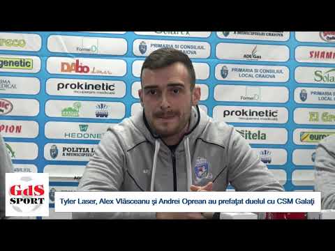 Tyler Laser, Alex Vlăsceanu şi Andrei Oprean au vorbit despre meciul cu Galaţi