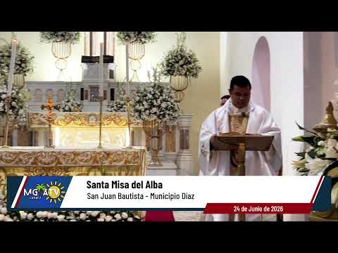 Santa Misa del Alba desde la Parroquia San Juan Bautista del municipio Díaz del estado Nueva Esparta