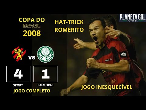 SPORT 4 X 1 PALMEIRAS - JOGO COMPLETO - COPA DO BRASIL 2008