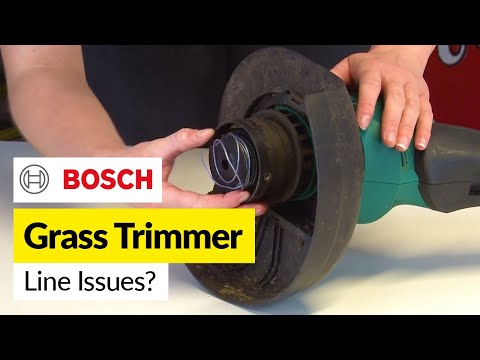 Grass Trimmer Line Won't Feed? - QUICK Bosch Trimmer Tips!
