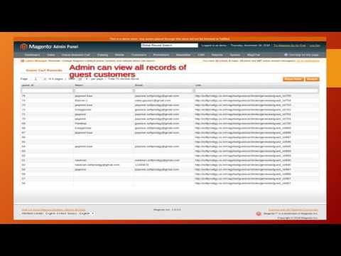 Guest Abandoned Cart Magento Module