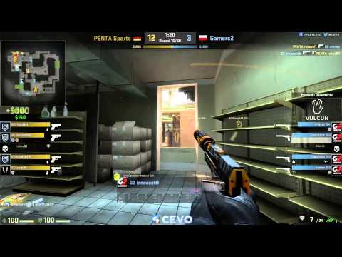 PENTA vs Gamers2 Game 1 (CEVO-P CS:GO Season 7) - Helium & m3ss