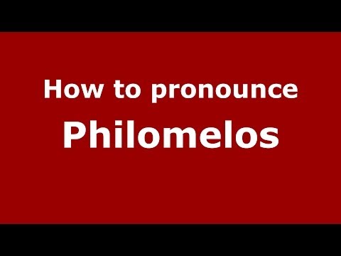 How to pronounce Philomelos (Greek/Greece) - PronounceNames.com