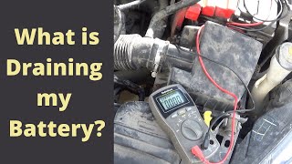 How to test Parasitic Draw (battery drain)
