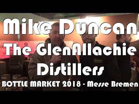 Mike Duncan from The GlenAllachie Distillers at the BOTTLE MARKET 2018 Whisky Fair Bremen, Germany